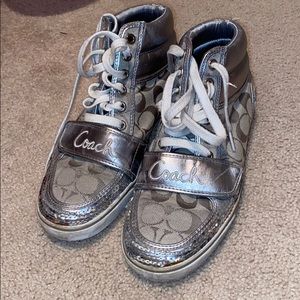 Coach sequin sneakers